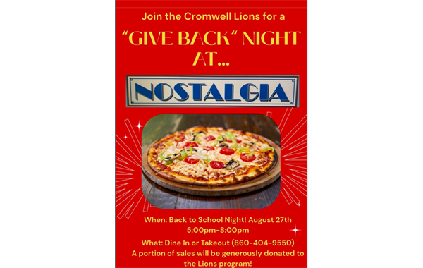Give Back Night at Nostaglia